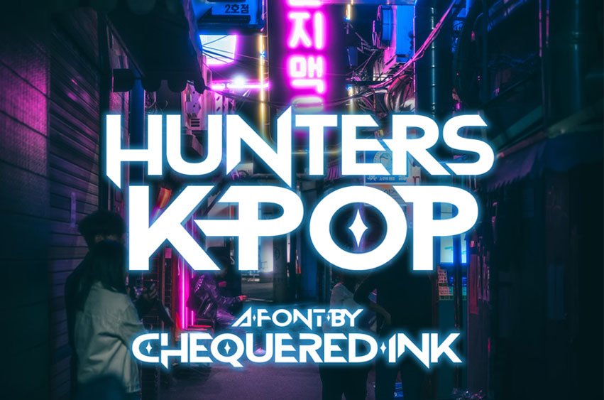 Hunters K-Pop Font