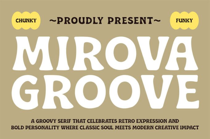Mirova Groovy Font