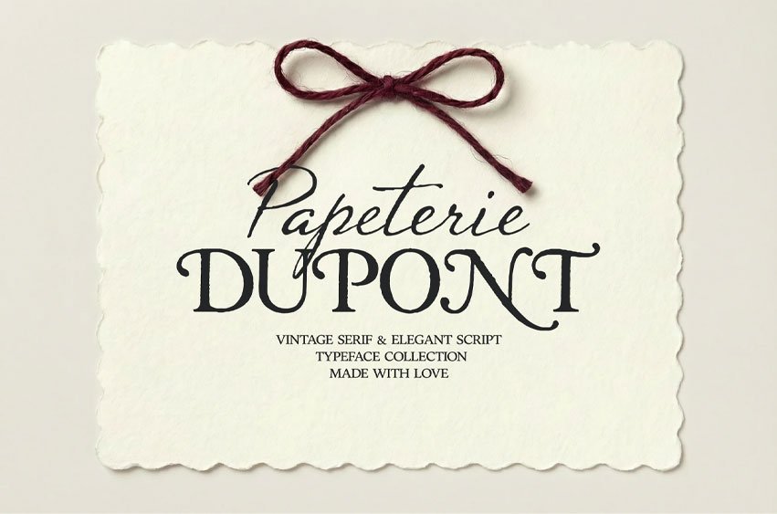 Papeterie Dupont Font