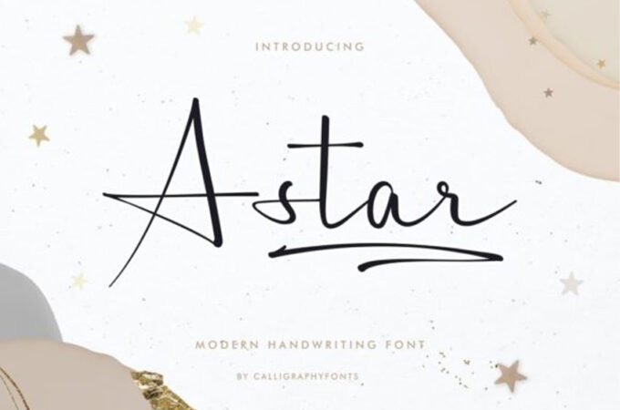A Star Font