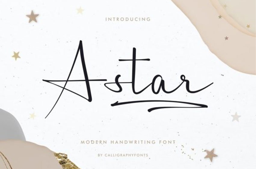 A Star Font