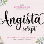 Angista Script Font