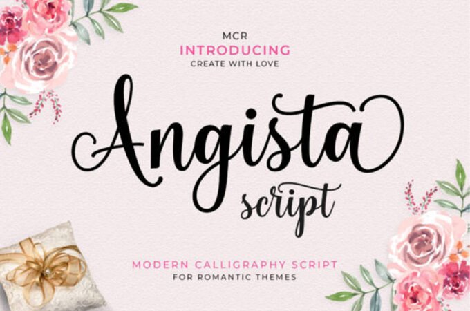 Angista Script Font