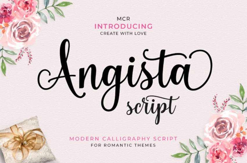 Angista Script Font