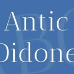 Antic Didone Font