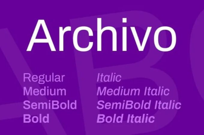 Archivo Font