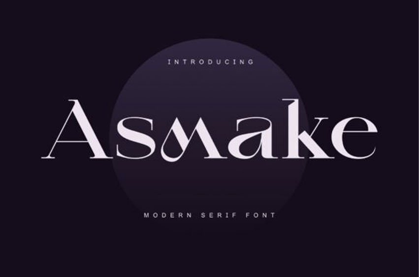 Asmake Font