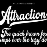 Attraction Font