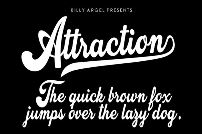 Attraction Font