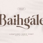 Baihgale Font
