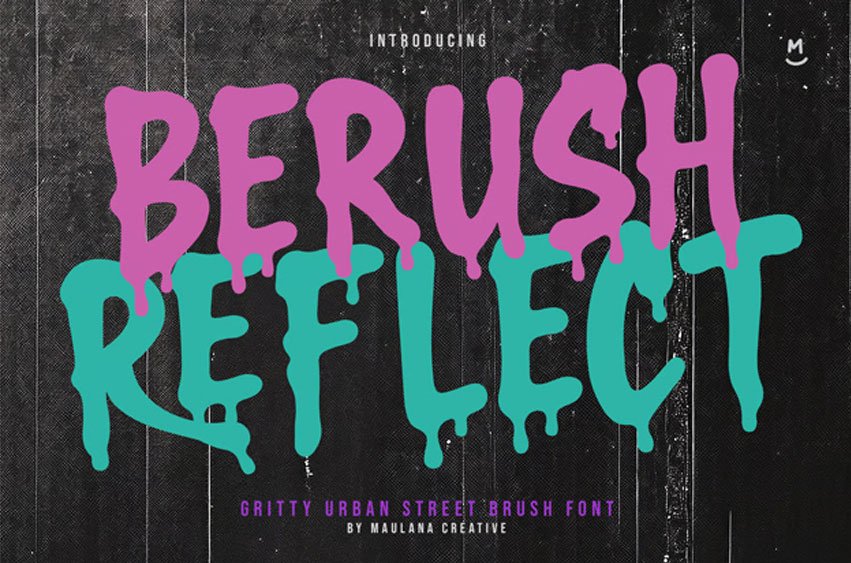 Berush Reflect Font