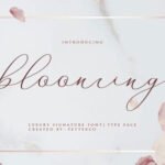 Blooming Font