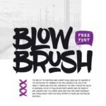 BlowBrush Font