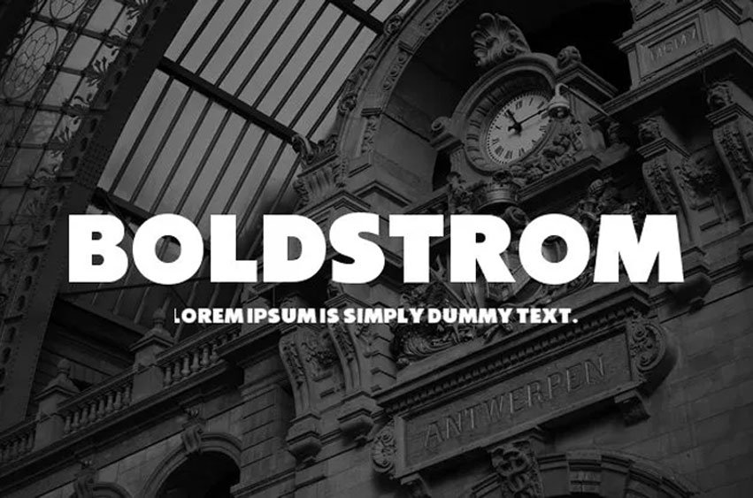 Boldstrom Font