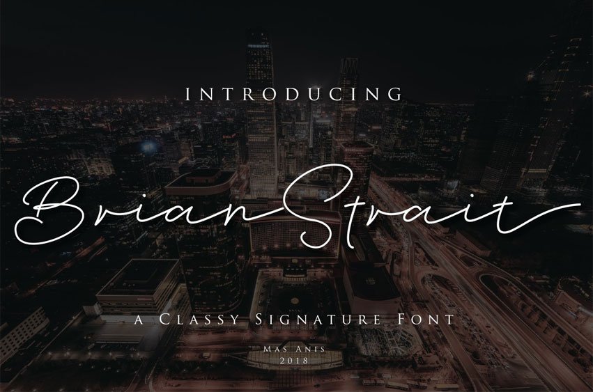 Brian Strait Font