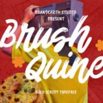Brush Quine Font