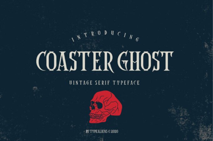 Coaster Ghost Font