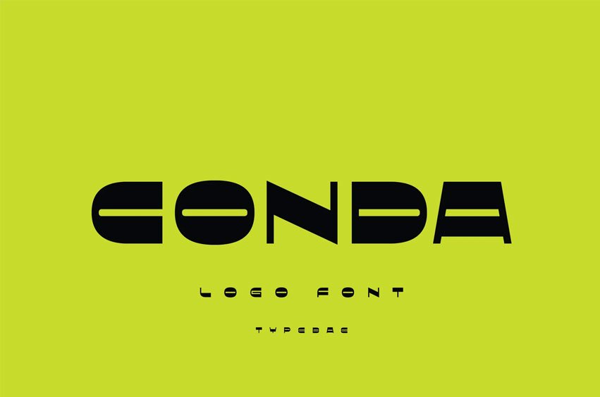 Conda Logo Font