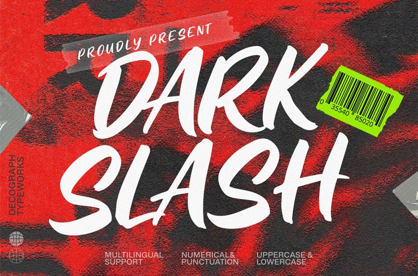 Dark Slash Font