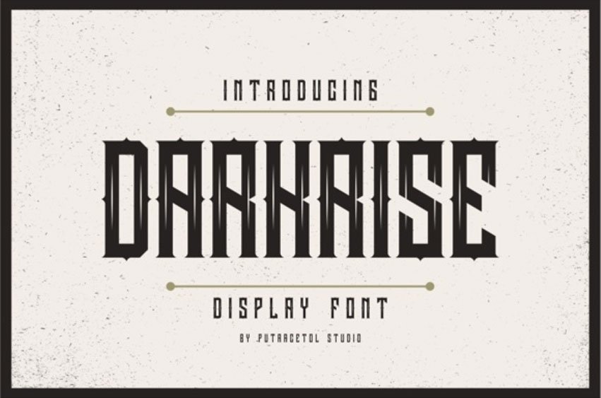 Darkrise Font