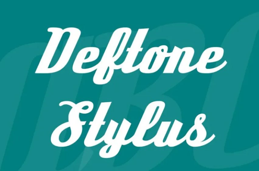 Deftone Stylus Font