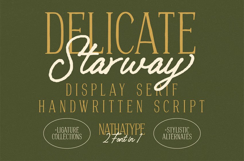 Delicate Starway Font