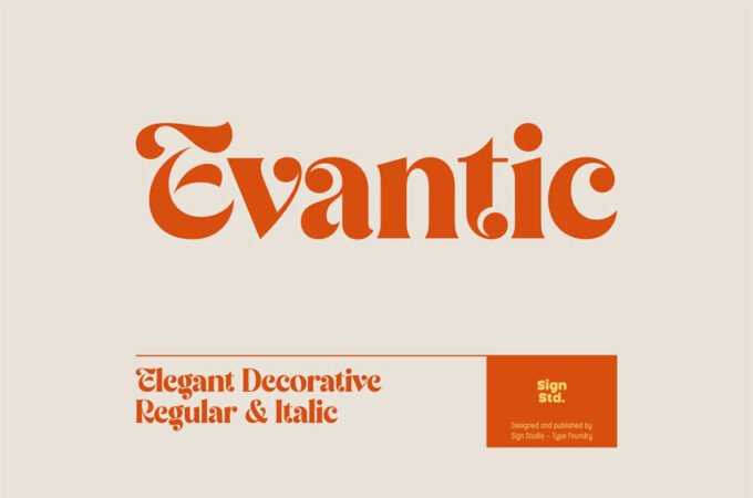 Evantic Font
