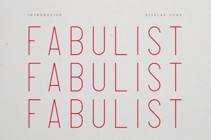 Fabulist Font