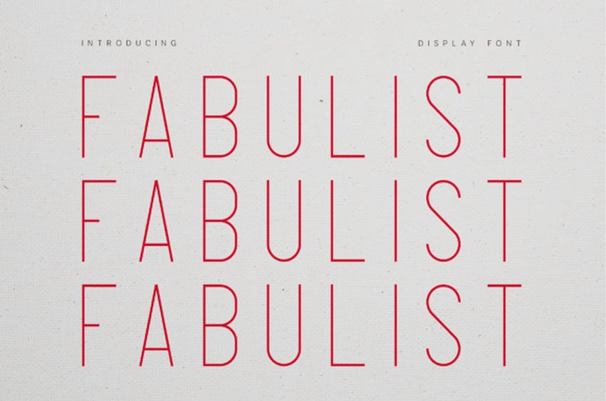 Fabulist Font