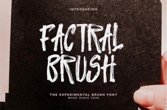 Factral Brush Font