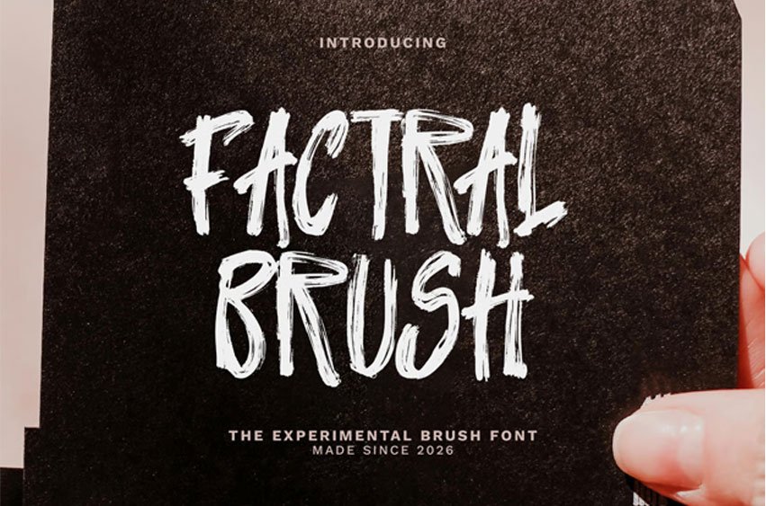 Factral Brush Font