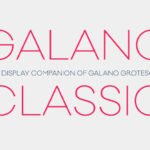 Galano Classic Font