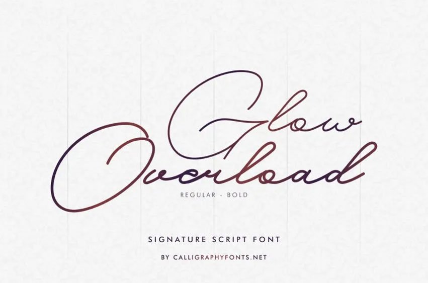 Glow Overload Font