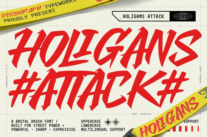 Holigans Attack Font