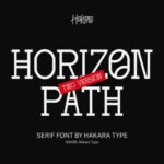 Horizon Path Font