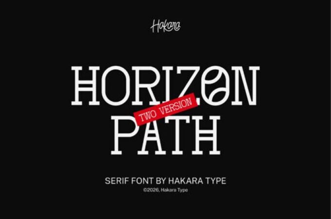 Horizon Path Font
