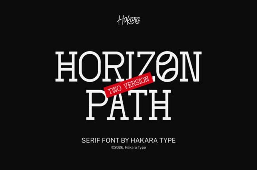 Horizon Path Font