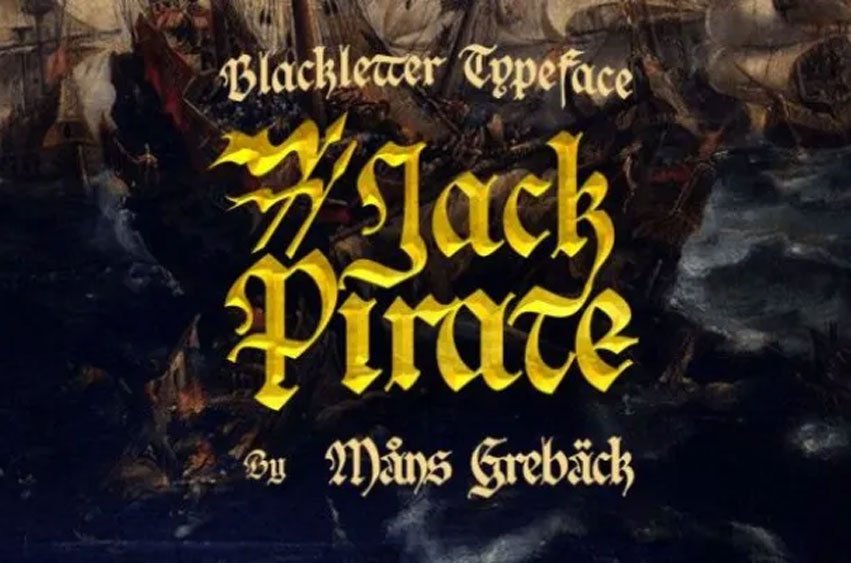 Jack Pirate Font