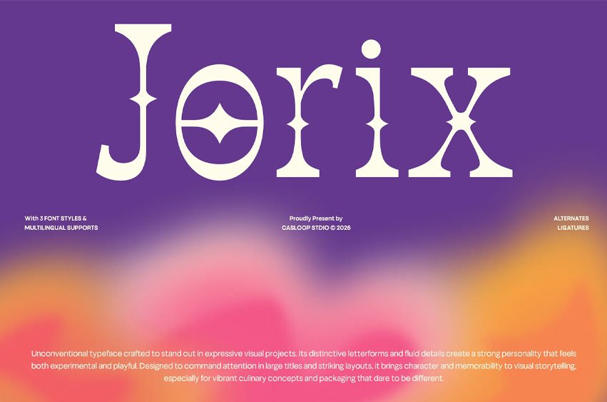 Jorix Font