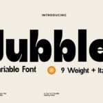 Jubble Variable Font