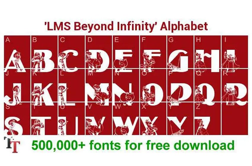 LMS Beyond Infinity Font