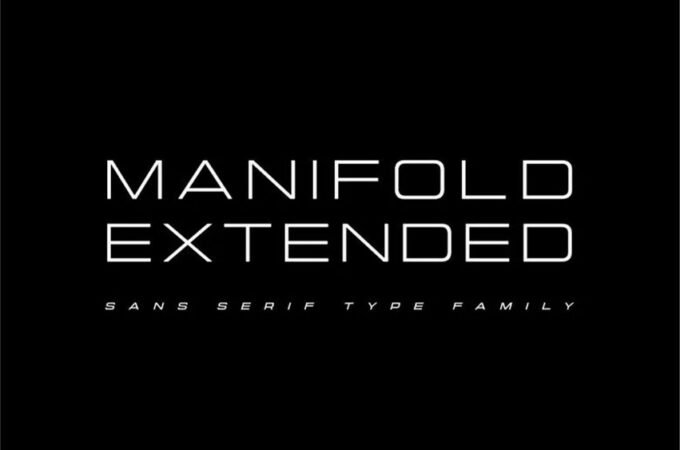Manifold Extended Font