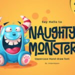 Naughty Monster Font