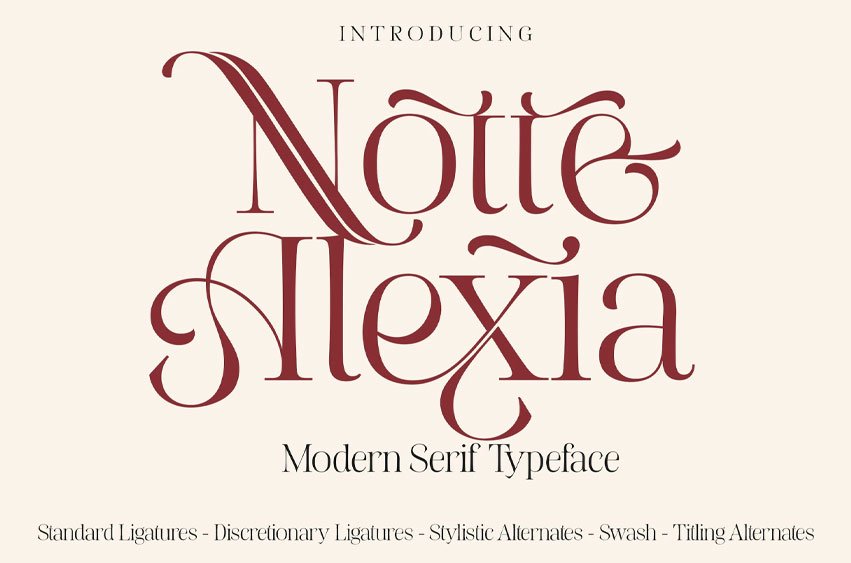Notte Alexia Font