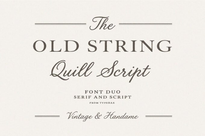 Old String Font