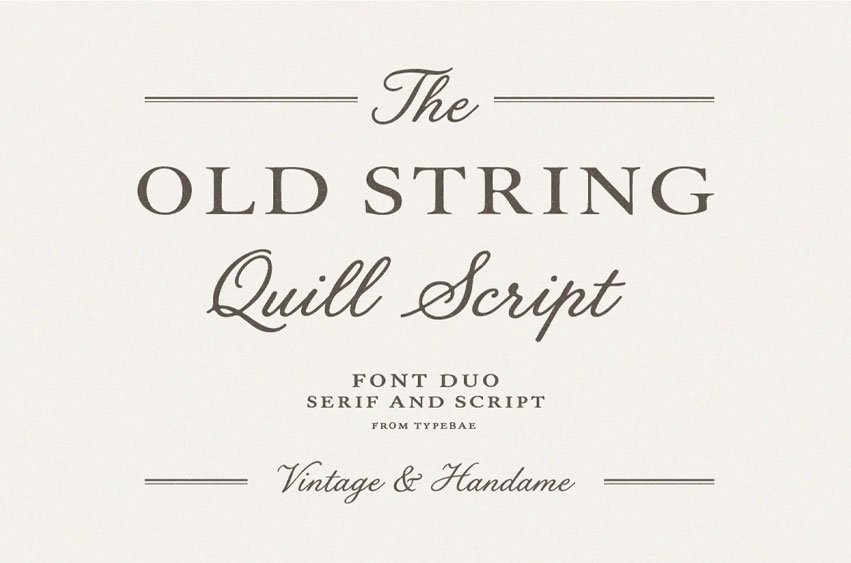Old String Font