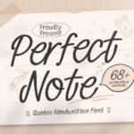 Perfect Note Font