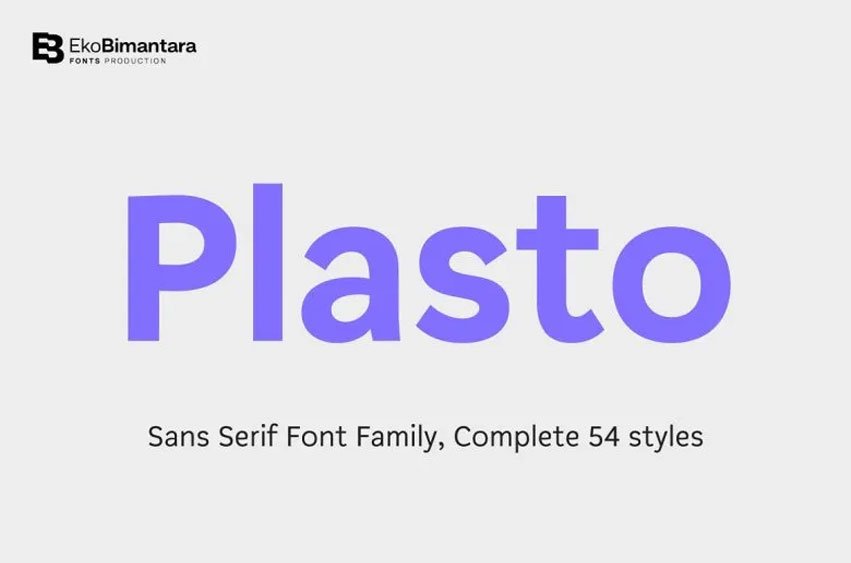 Plasto Font