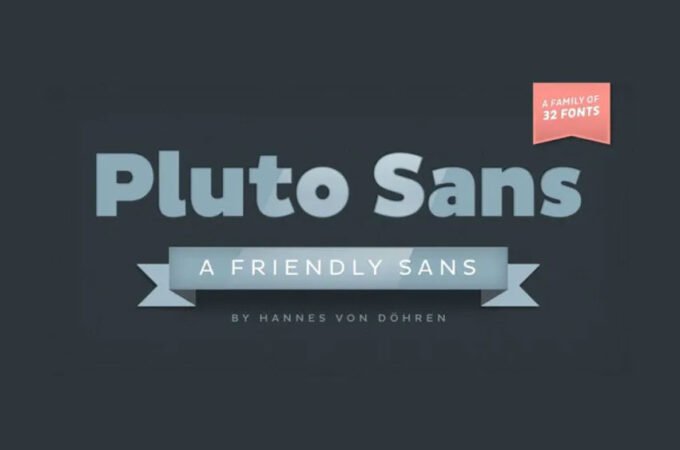 Pluto Sans Font