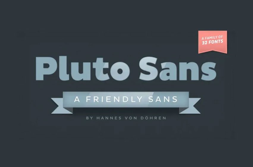 Pluto Sans Font